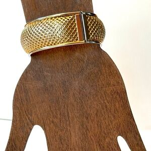 Mesh Bangle, Sarah Coventry Hinged Bracelet